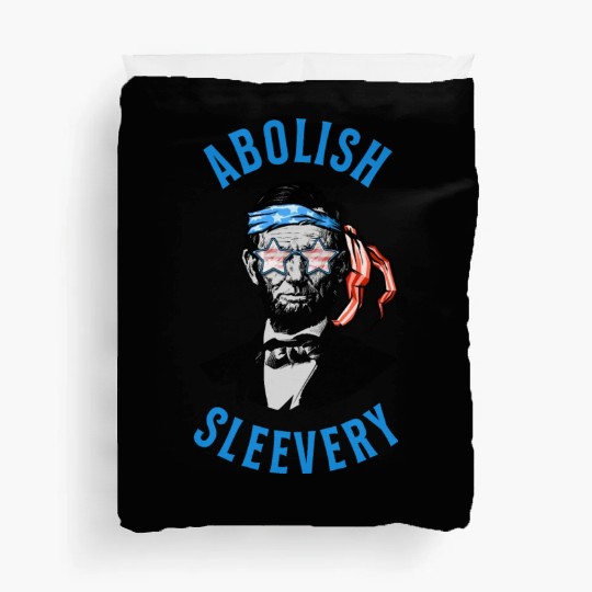 Funny Abraham Lincoln Flag United States Patriotic Duvet Covers