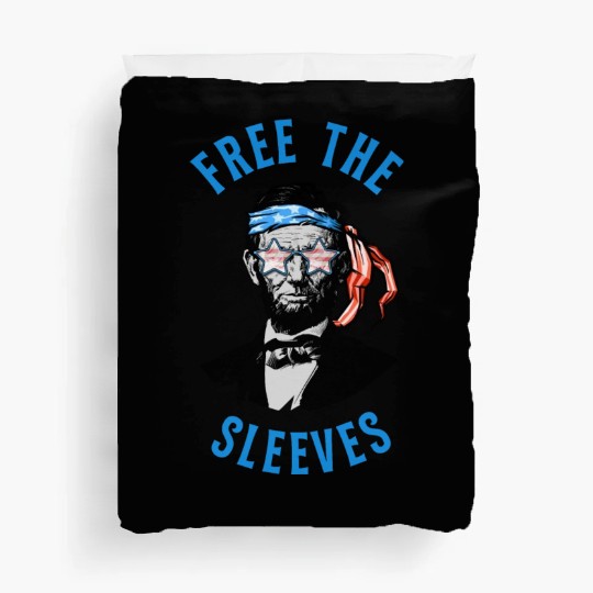 Funny Abraham Lincoln Flag United States Patriotic Duvet Covers