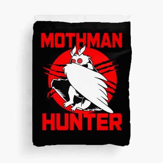 Cryptozoologist Cryptid Folklore Funny Mothman Duvet Covers