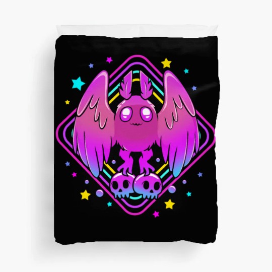 Pastel Goth Skull Aesthetic Gothic Cute Mothman Duvet Covers