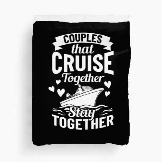 Cruise Ship Vacation Trip Party Sailing Boating Duvet Covers