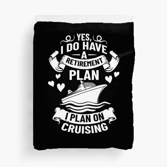 Cruise Ship Vacation Trip Party Sailing Boating Duvet Covers