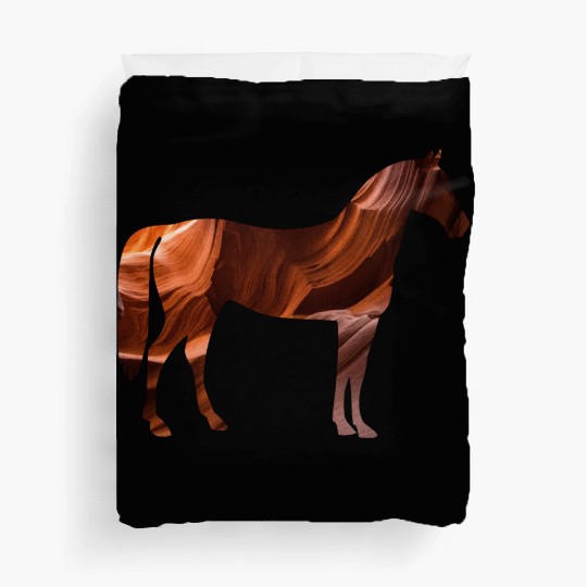 Rocky Horse - Grand Canyon rocks Duvet Covers