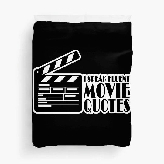 speak fluent movie quotes Duvet Covers