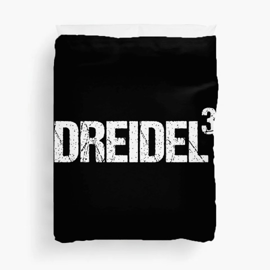 Funny Dreidel Dreidel Dreidel Cubed Hanukkah Math Duvet Covers