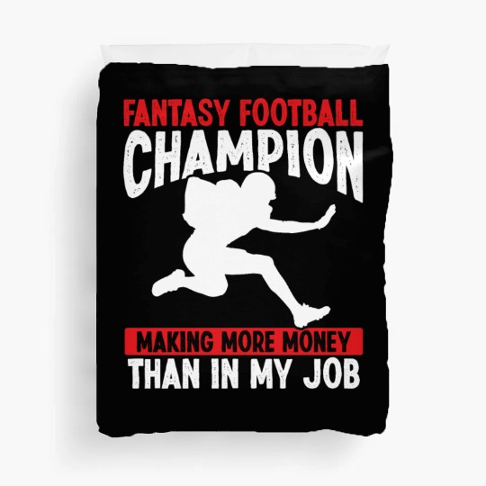 Fantasy Football Championship making Money Team Duvet Covers