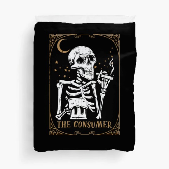 Alcohol Tarot Card Occult Club Gothic Consumer Duvet Covers