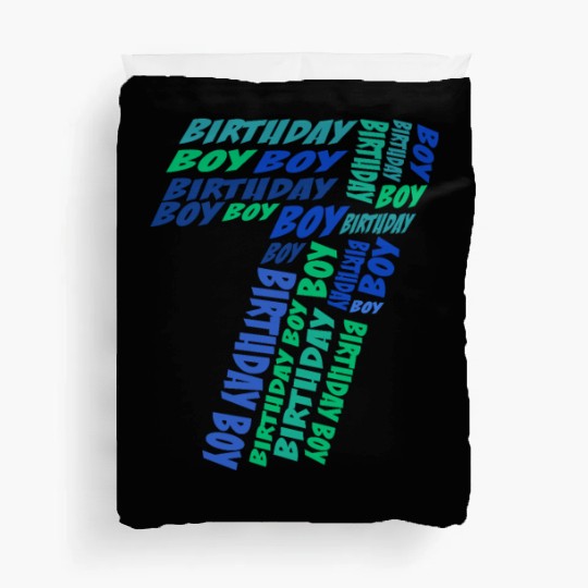Birthday Boy 7th Birthday | Boys Birthday Duvet Covers |