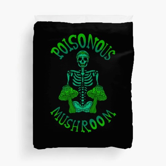 poison mushroom Duvet Covers