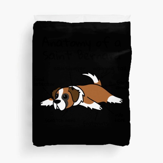 Anatomy Of A Saint Bernard Duvet Covers