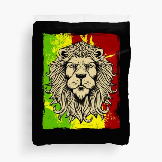 Reggae Jamaican Lion Rasta African Duvet Covers