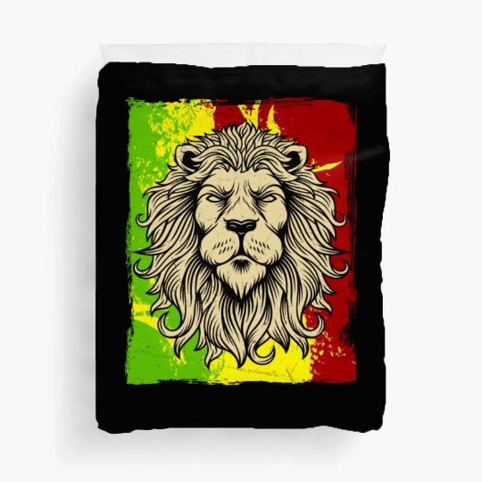 Reggae Jamaican Lion Rasta African Duvet Covers