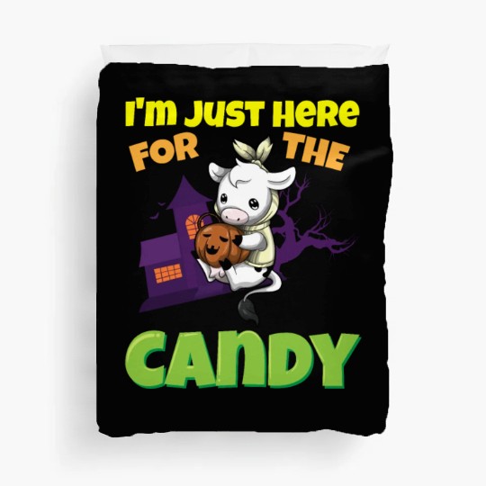 I'm Just Here For The Candy Scary Halloween Beast Duvet Covers