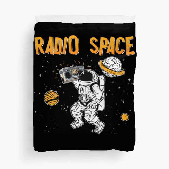 Music Lover Astronomy Radio Space Stars Universe Duvet Covers
