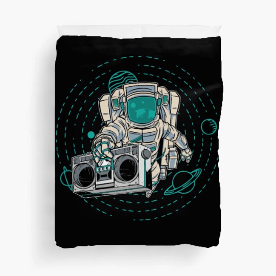 Astronomy Radio Space Stars Universe Music Lover Duvet Covers