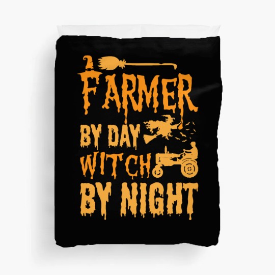 farmer by day witch by night. Duvet Covers