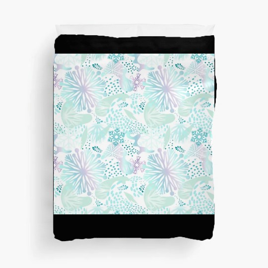 Abstract Winter Pattern Duvet Covers