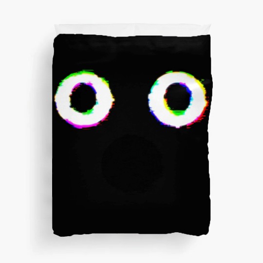 Glitch Ghost Face Duvet Covers