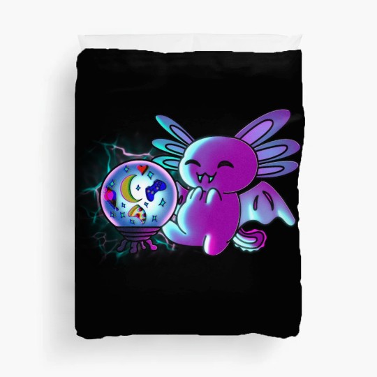 Axolotl Vampire Crystal Ball Duvet Covers