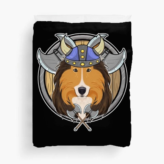 Collie I Valhalla I Viking Duvet Covers