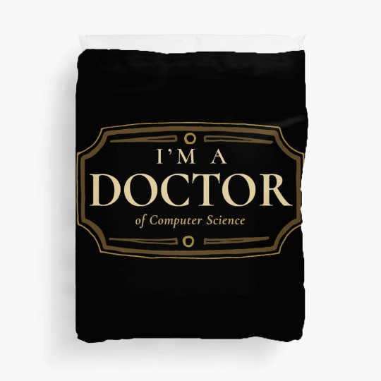 Computer Science PhD Doctorate Graduation Gift Duvet Covers