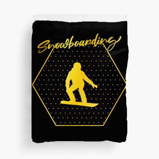 snowboarding Duvet Covers