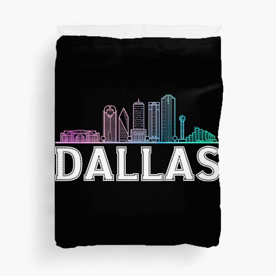 Dallas City Texas Dallas Duvet Covers