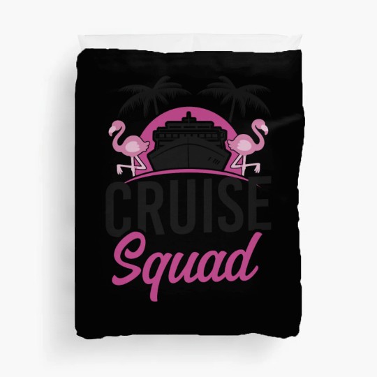 Cruise Ship Vacation Girl Friends Duvet Covers