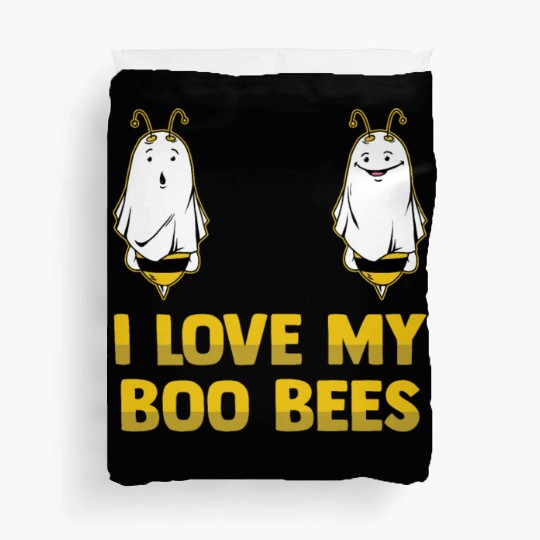 I Love My Boo Bees Bumble Bees Halloween Costume Duvet Covers
