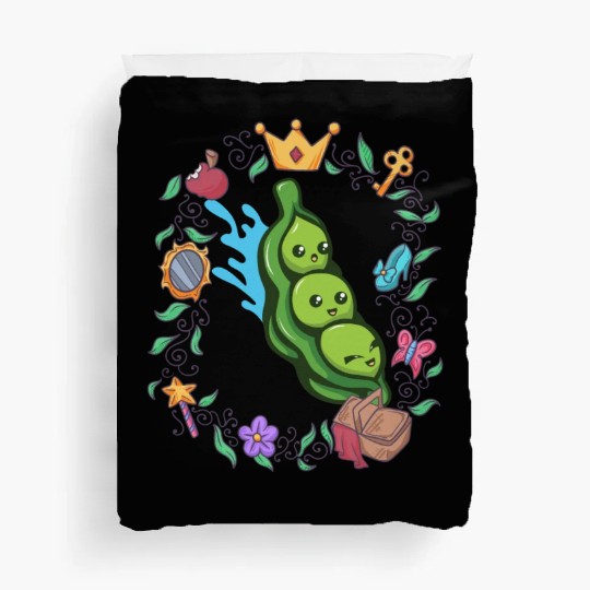 Pea Vegetable Vegan Fairy Fairy Tale Duvet Covers