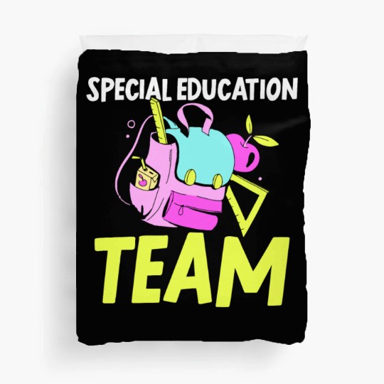Special Education Team Sped Teacher Awareness Duvet Covers