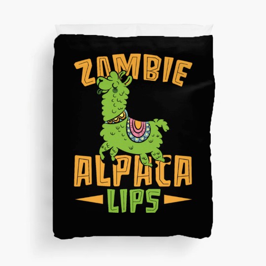 Zombie Alpacalips Llama Lover Alpaca Whisperer Duvet Covers