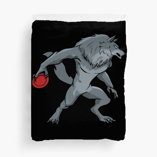 Disc Golf Werewolf Duvet Covers