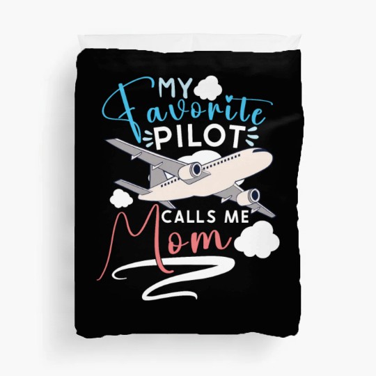 Pilot Aviation Airplane Airline Captain Aviator Duvet Covers