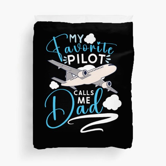 Pilot Aviation Airplane Airline Captain Aviator Duvet Covers