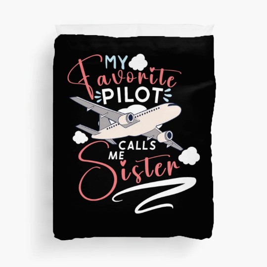 Pilot Aviation Airplane Airline Captain Aviator Duvet Covers