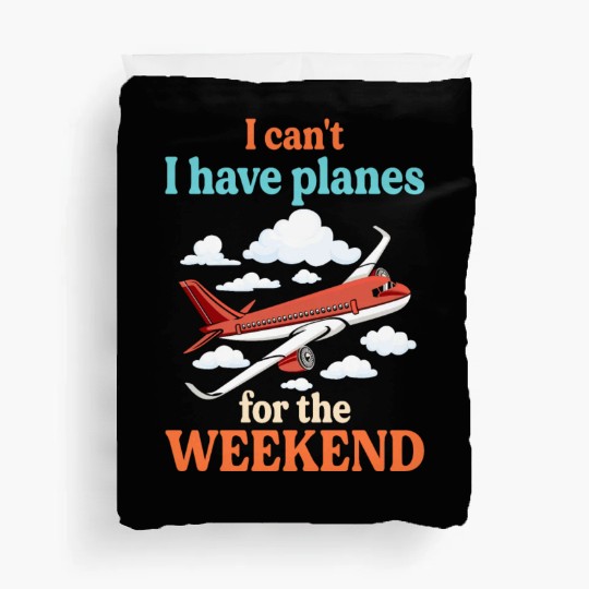 Airline Pilot Aviation Themed Pun For a Corporate Duvet Covers