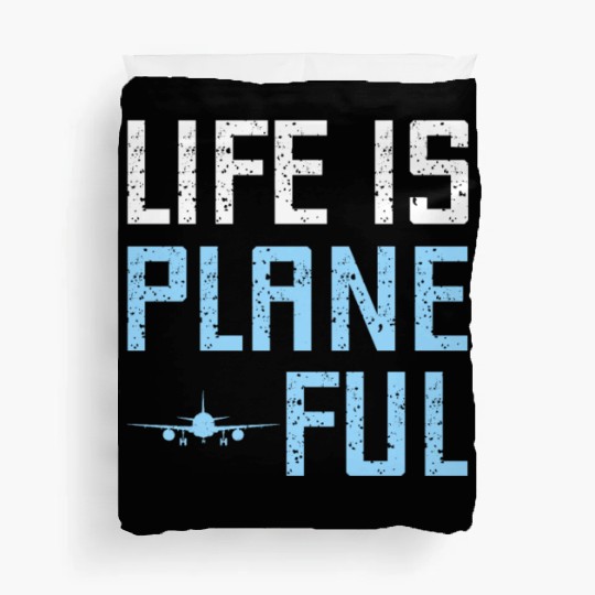 Airline Pilot Aviation Themed Pun For a Corporate Duvet Covers