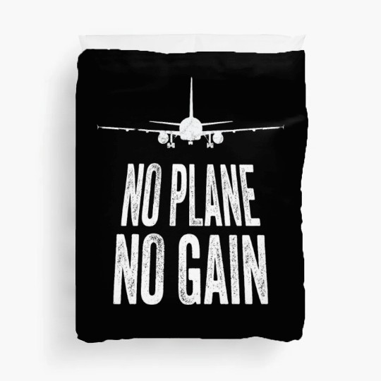 Airline Pilot Aviation Themed Pun For a Corporate Duvet Covers