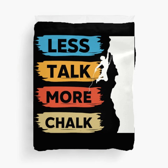 Climbing Mountaineering Climber Mountains Hiking Duvet Covers