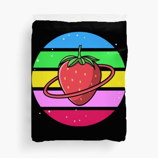 Strawberry Planet Galaxy Duvet Covers