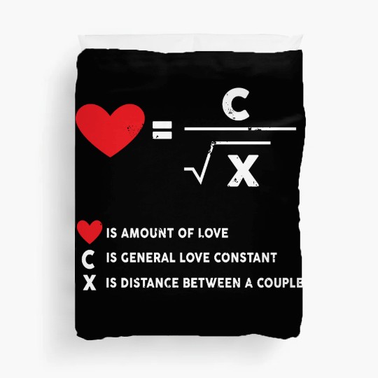 amount of love math Duvet Covers