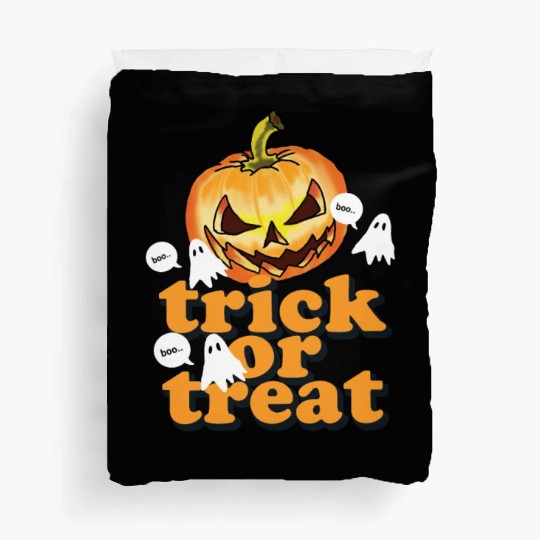 Trick or Treat Halloween design Duvet Covers
