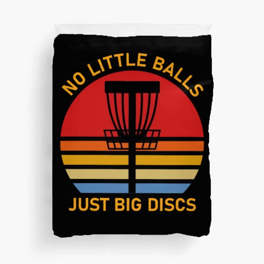 No little balls just big discs - Frisbee Golf Duvet Covers