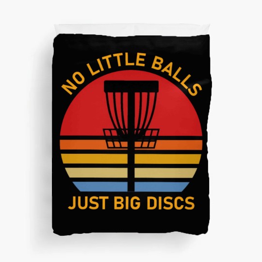 No little balls just big discs - Frisbee Golf Duvet Covers