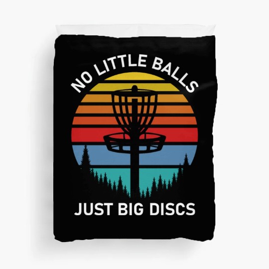No little balls just big discs - Frisbee Golf Duvet Covers