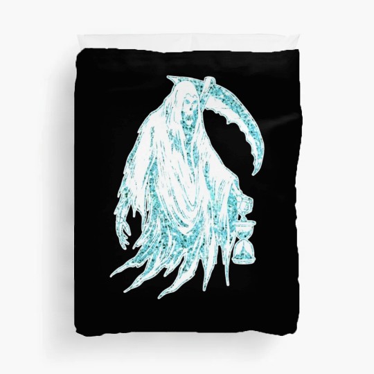 Funny Haloween Green Grim Reaper Costume Duvet Covers