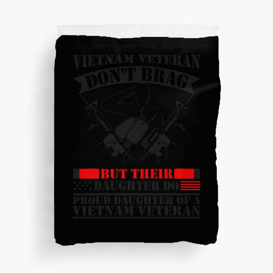 A Vietnam Veteran Dad Duvet Covers