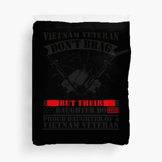 A Vietnam Veteran Dad Duvet Covers