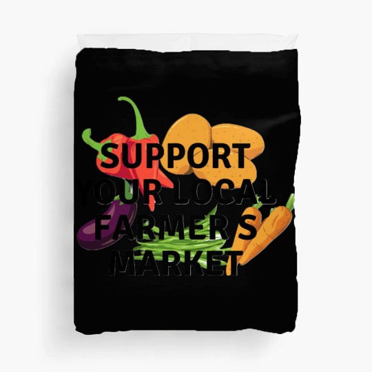 farmers market Duvet Covers